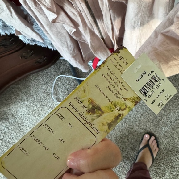 Lapis NWT cottagecore feminine ruffle lilac jacket size XL - Picture 5 of 8